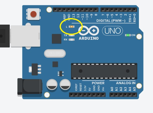 Pisca led arduino