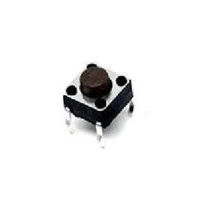 Push Button Microswitch 4 Pinos Marrom (Protoboard)