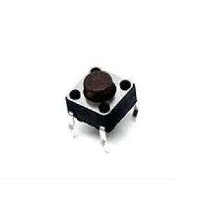 Push Button Preto 4 Pinos para Protoboard