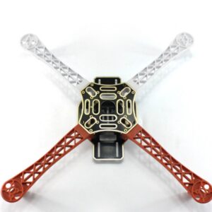 Frame para Drone F450 Vermelho e Branco