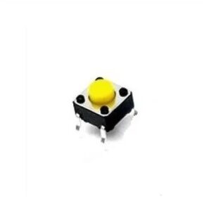 Push Button Amarelo 4 Pinos para Protoboard