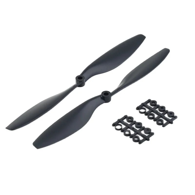 Par de Hélices 1045 Propeller Pretas para Drone - Imagem 4