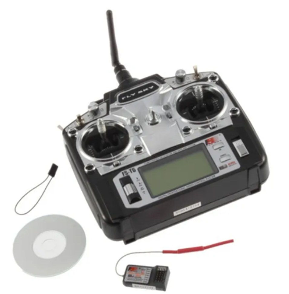 Rádio Controle FlySky FS-T6 6 Canais (Emissor + Receptor)