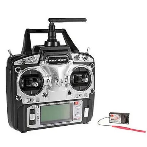 Rádio Controle FlySky FS-T6 6 Canais (Emissor + Receptor) - Imagem 4