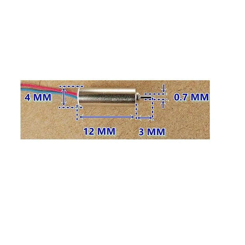 Micromotor DC 53.000 RPM Alta Velocidade Ø4mm - Imagem 5