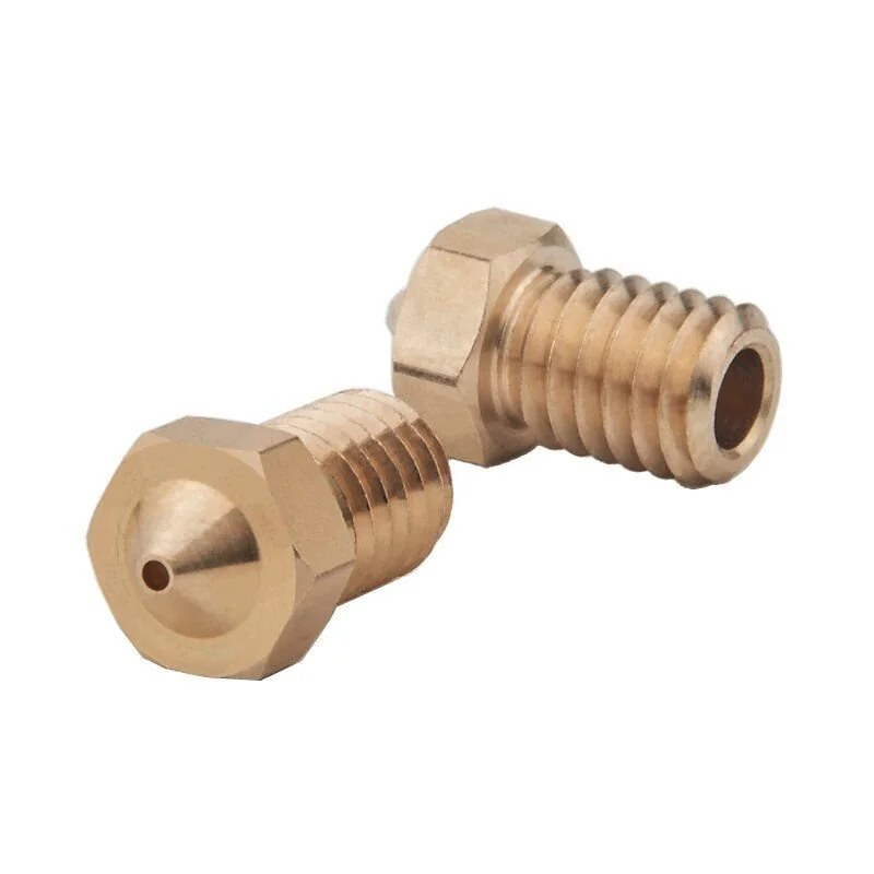 Bico Nozzle MK8 Latão 0,6mm para Filamento 1,75mm