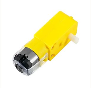 Motor DC 3-6V com Caixa de Redução Eixo Simples