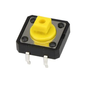 Push Button com Capa Amarela
