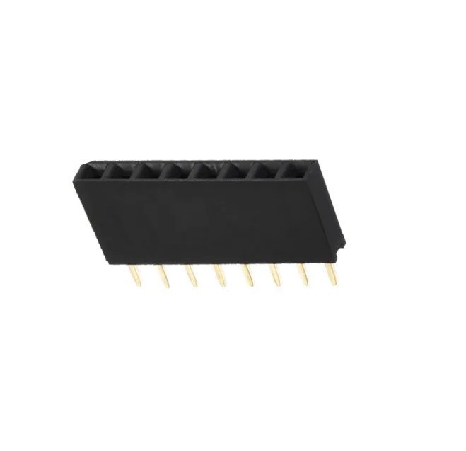 Conector Barra de Pinos 8 Vias Macho-Fêmea 2,54mm