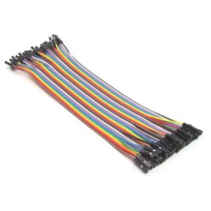 Jumper Dupont Fêmea-Fêmea 10cm — Kit 10 Unidades