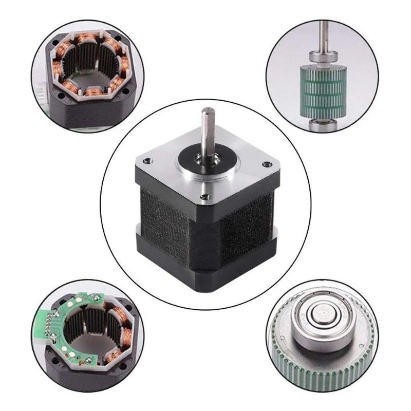 Motor de Passo NEMA 17 17HS4401 4,2kgf.cm - Imagem 3