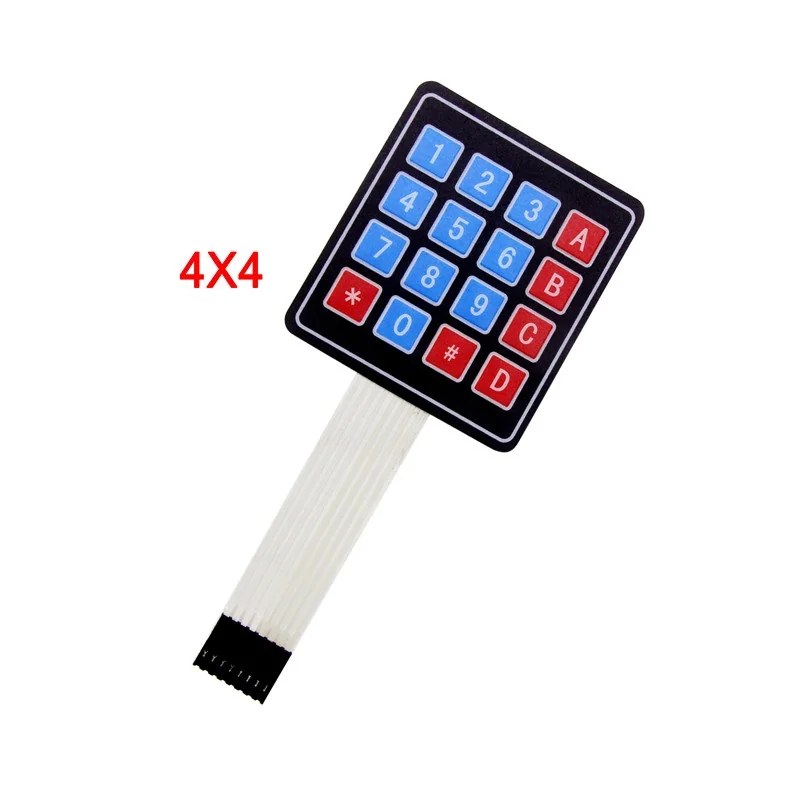 Teclado Matricial de Membrana 4x4 — 16 Teclas - Imagem 2