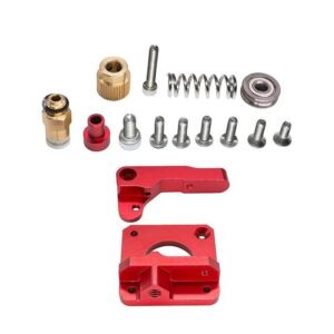 Extrusora MK8 para Impressora 3D Vermelha (Bowden/Direct)