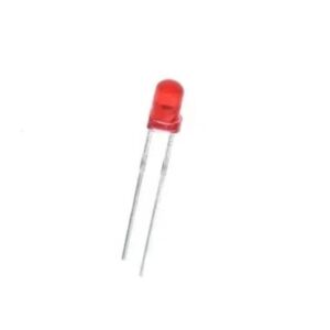 LED Difuso 5mm Vermelho — Kit 10 Unidades