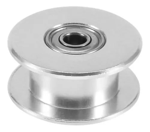 Polia GT2 Lisa 6mm com Rolamento Furo 5mm - Imagem 2