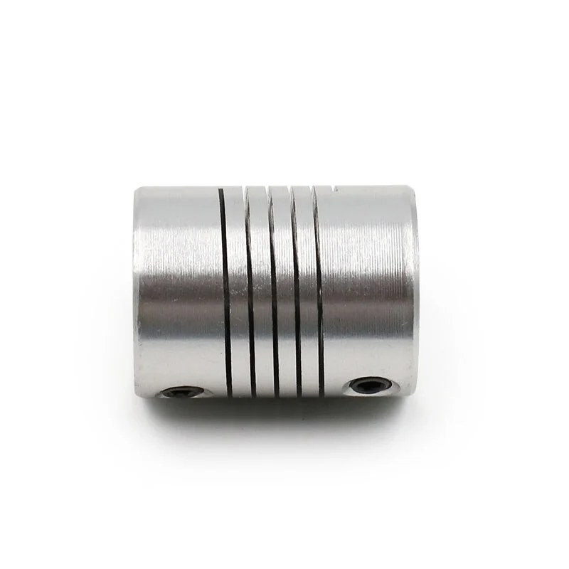 Acoplamento Flexível 5x5mm para Motor de Passo (CNC/3D) Al - Imagem 4