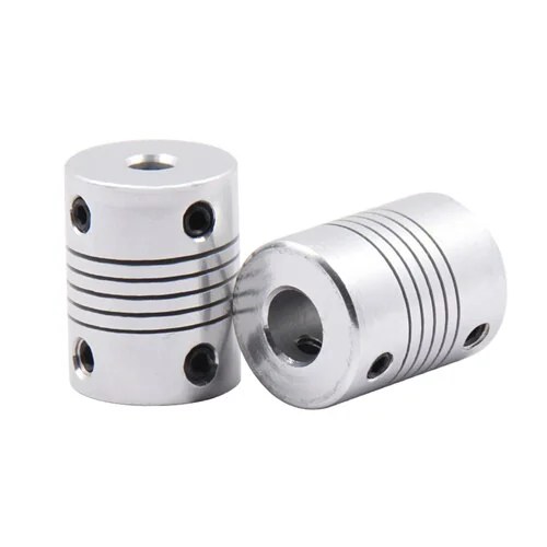 Acoplamento Flexível 5x5mm para Motor de Passo (CNC/3D) Al - Imagem 6