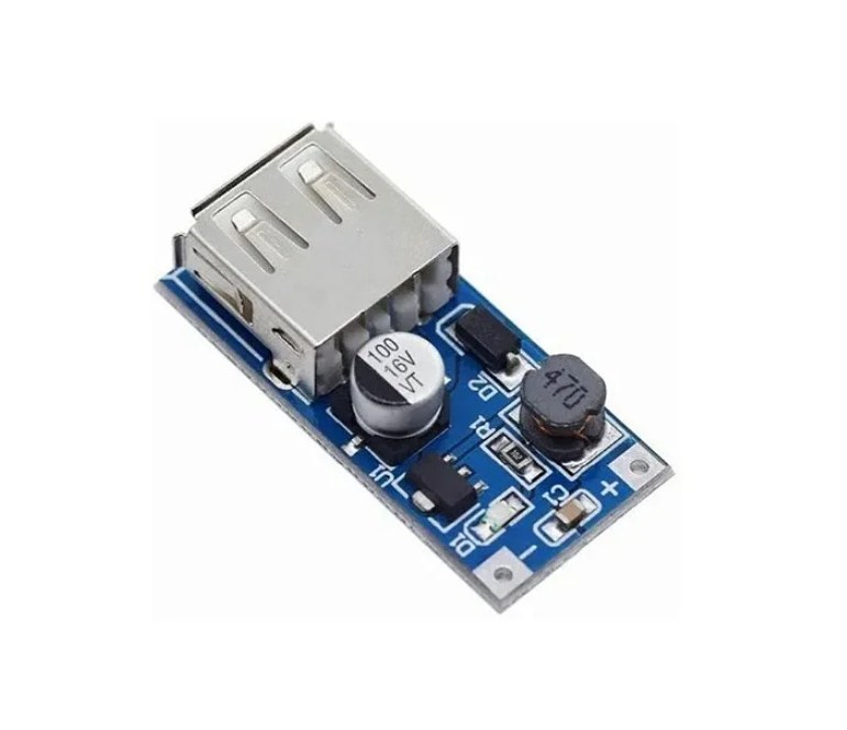 Módulo Conversor Step Up 0,9–5 V com Saída USB