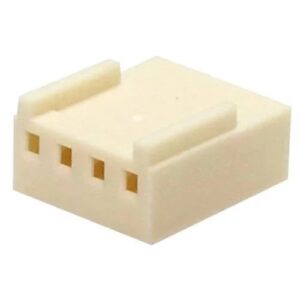 Conector Alojamento KK Fêmea 4 Vias 180° 2,54mm