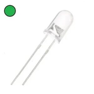 LED Alto Brilho 5mm Verde — Kit 10 Unidades