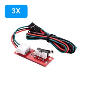 Kit 3 Endstops Mecânicos para Impressora 3D e CNC